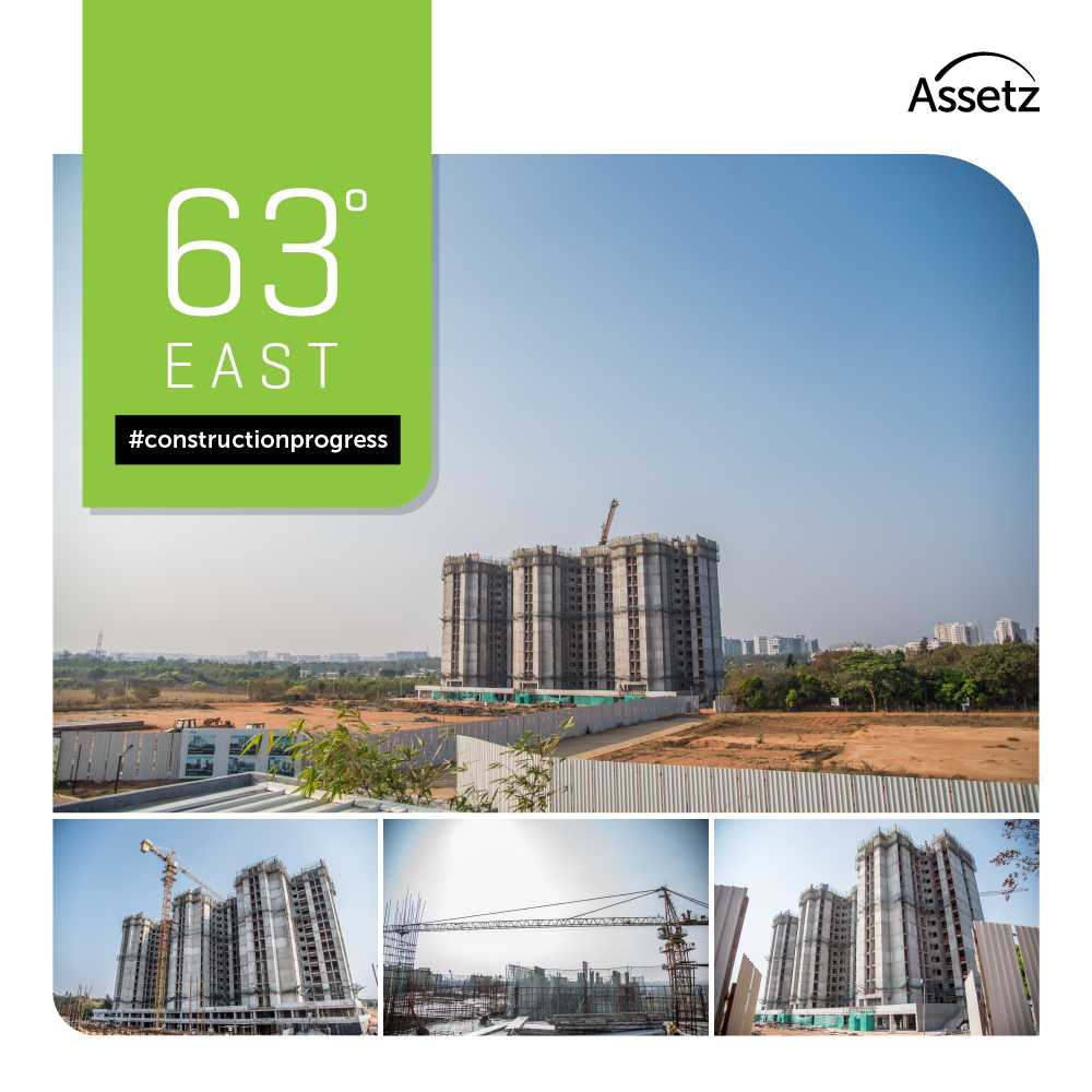 Construction updates of Assetz 63 East in Bangalore